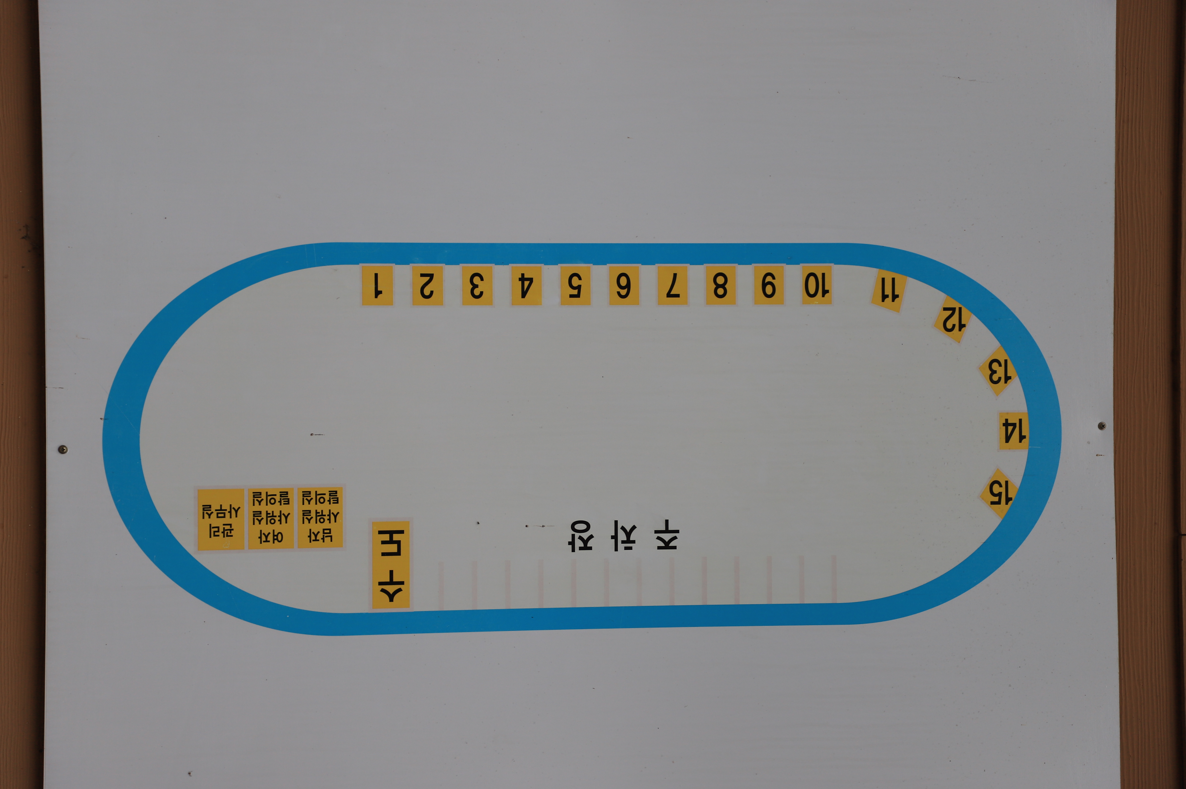 안전 및 시설배치도입니다