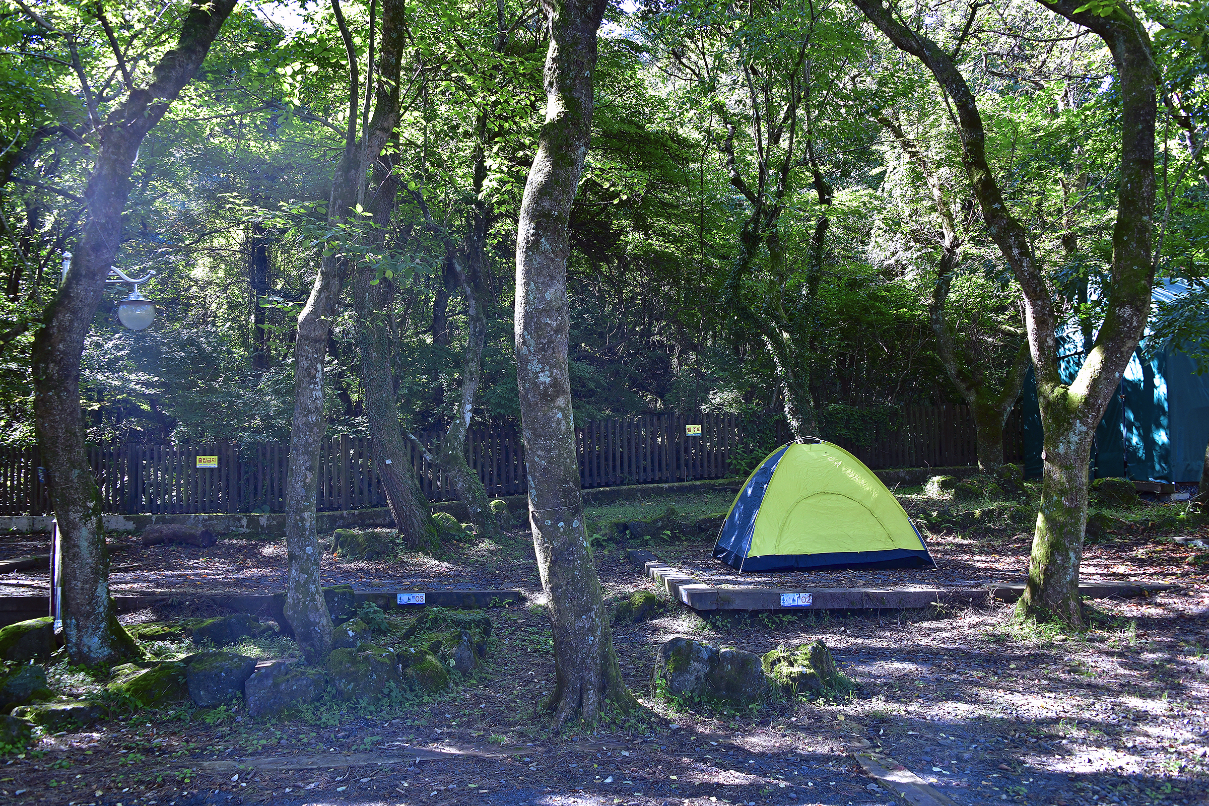한라산국립공원 관음사지구 야영장
