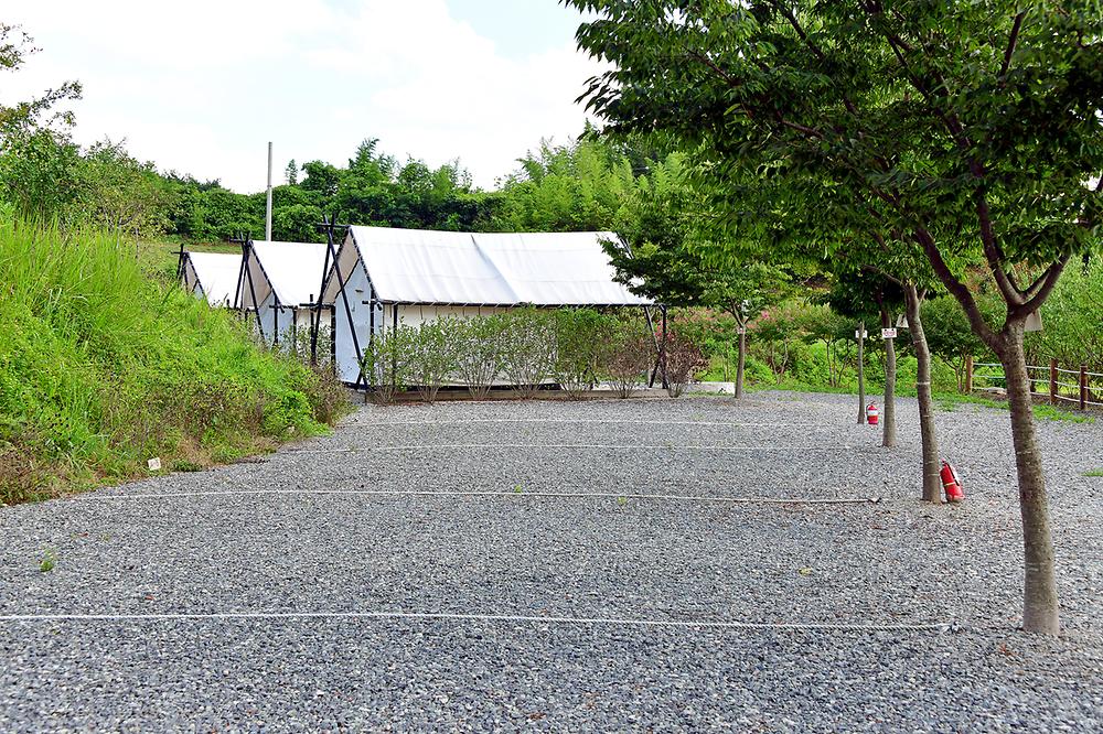 한실관광농원 야영장