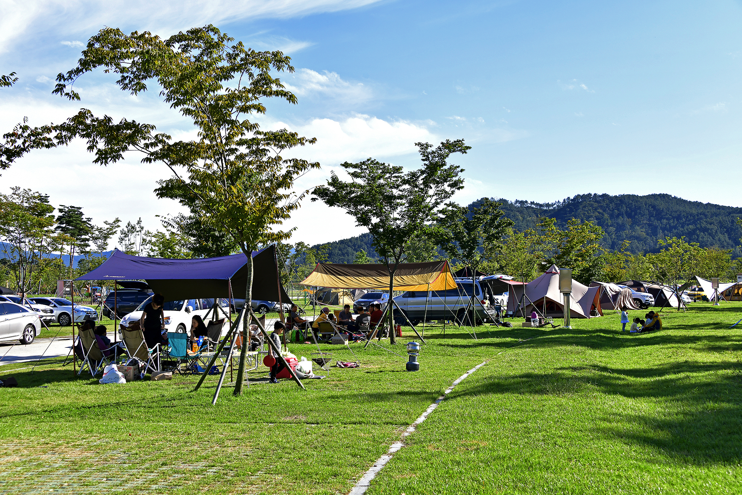 황산문화체육공원 국민여가캠핑장