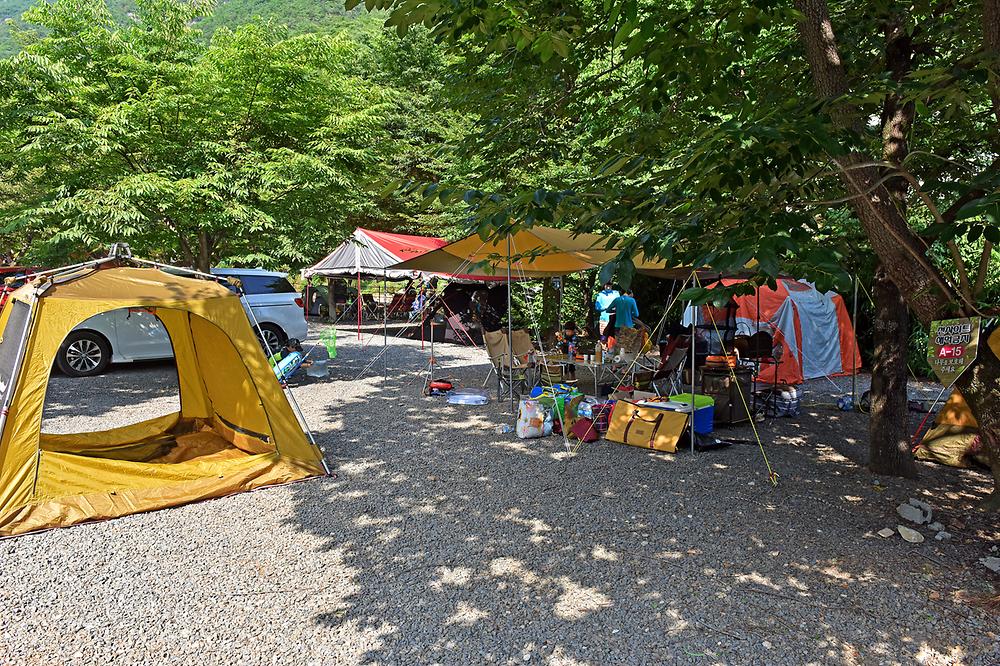 구만산장 캠핑장