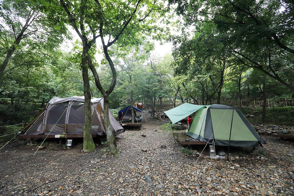 국민운문산자연휴양림야영장