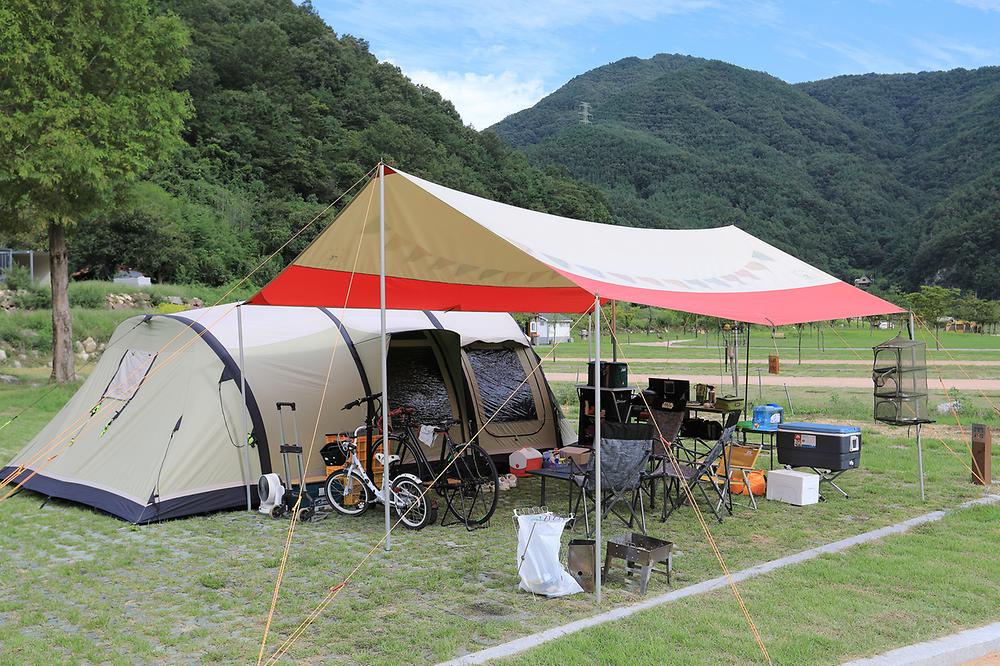 금수문화공원 야영장