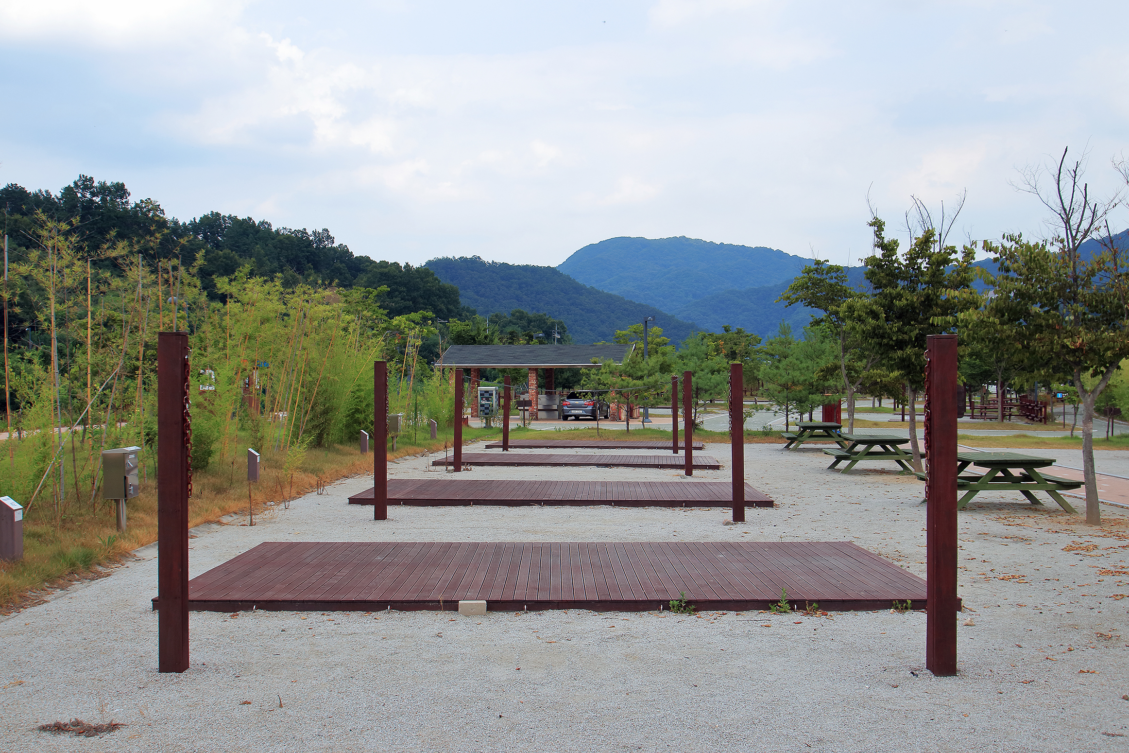 김천부항댐 산내들 오토캠핑장