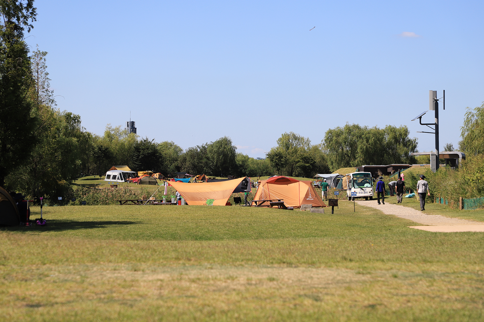 노을공원 가족캠핑장