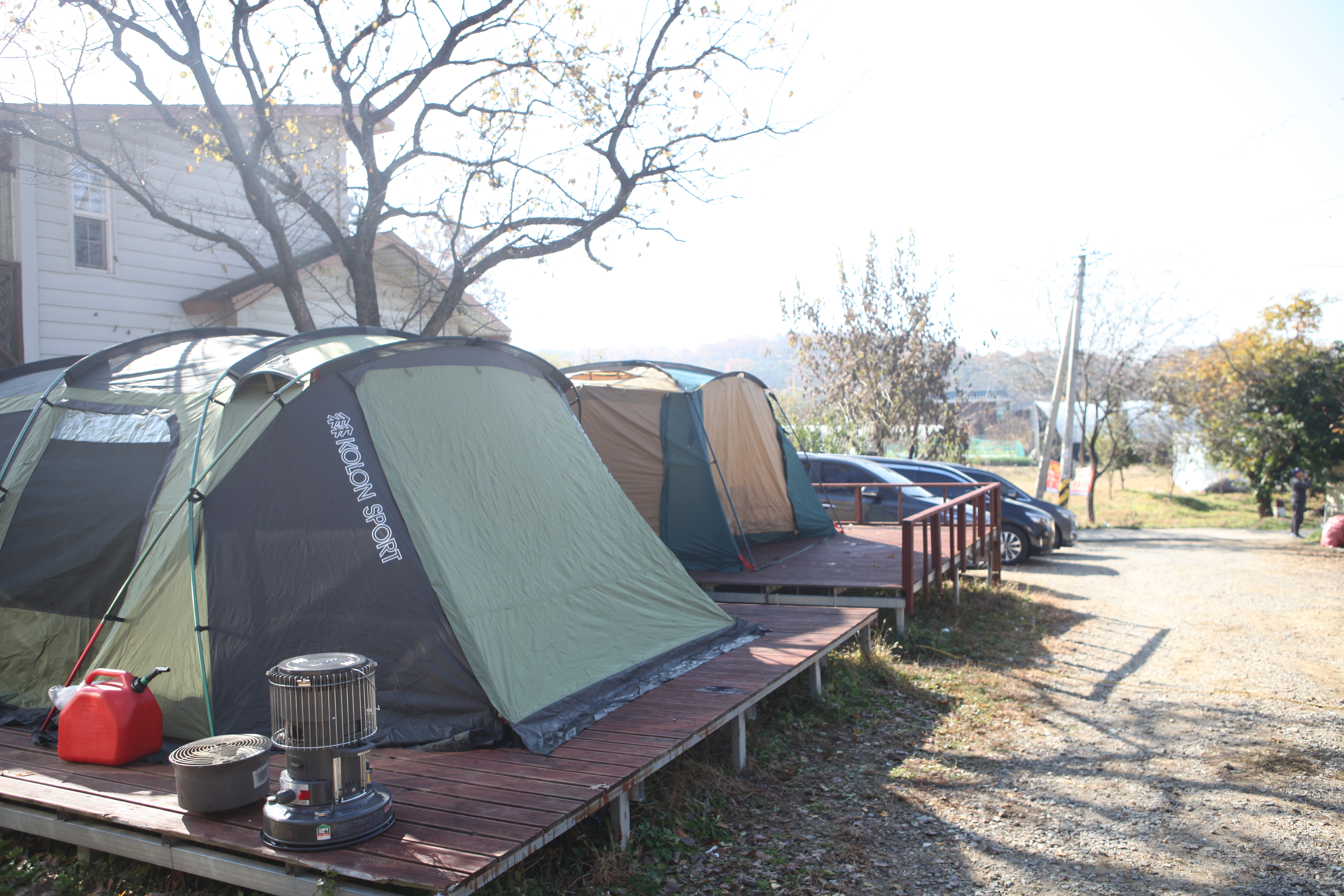 느티나무그늘아래 캠핑장