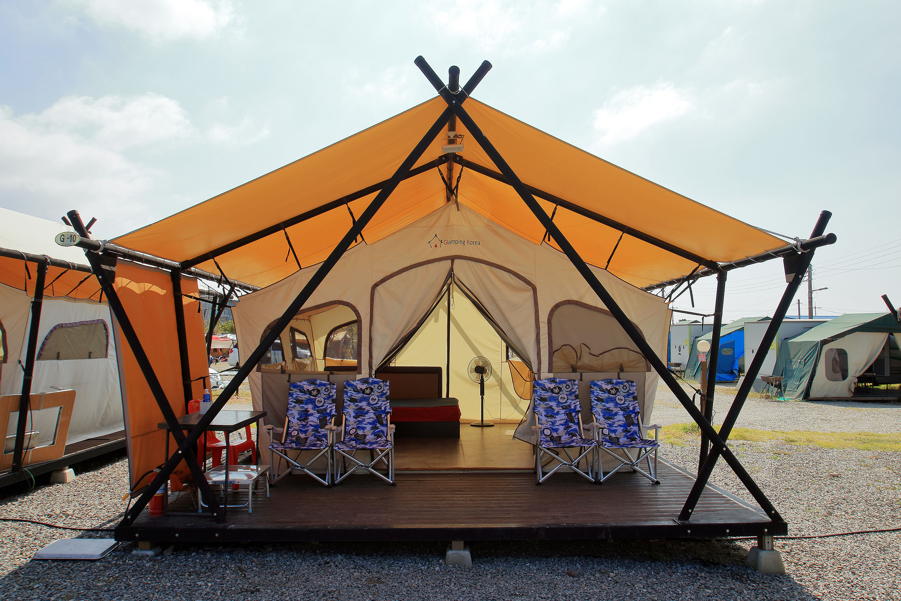 탄도항 노을 캠핑장