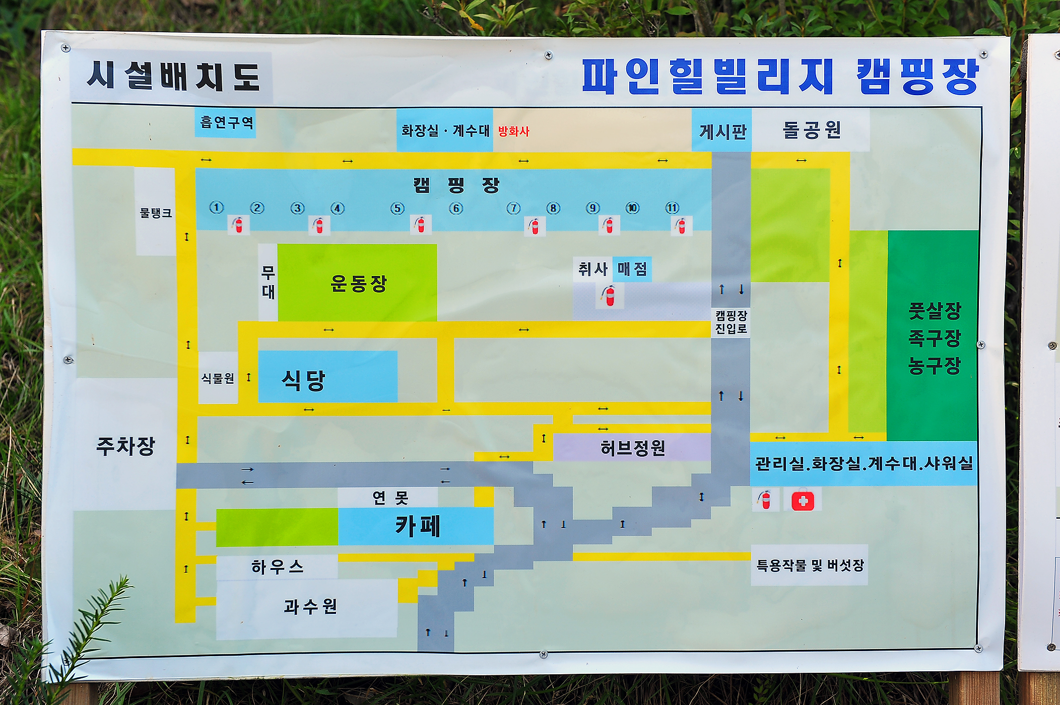 파인힐빌리지 캠핑장