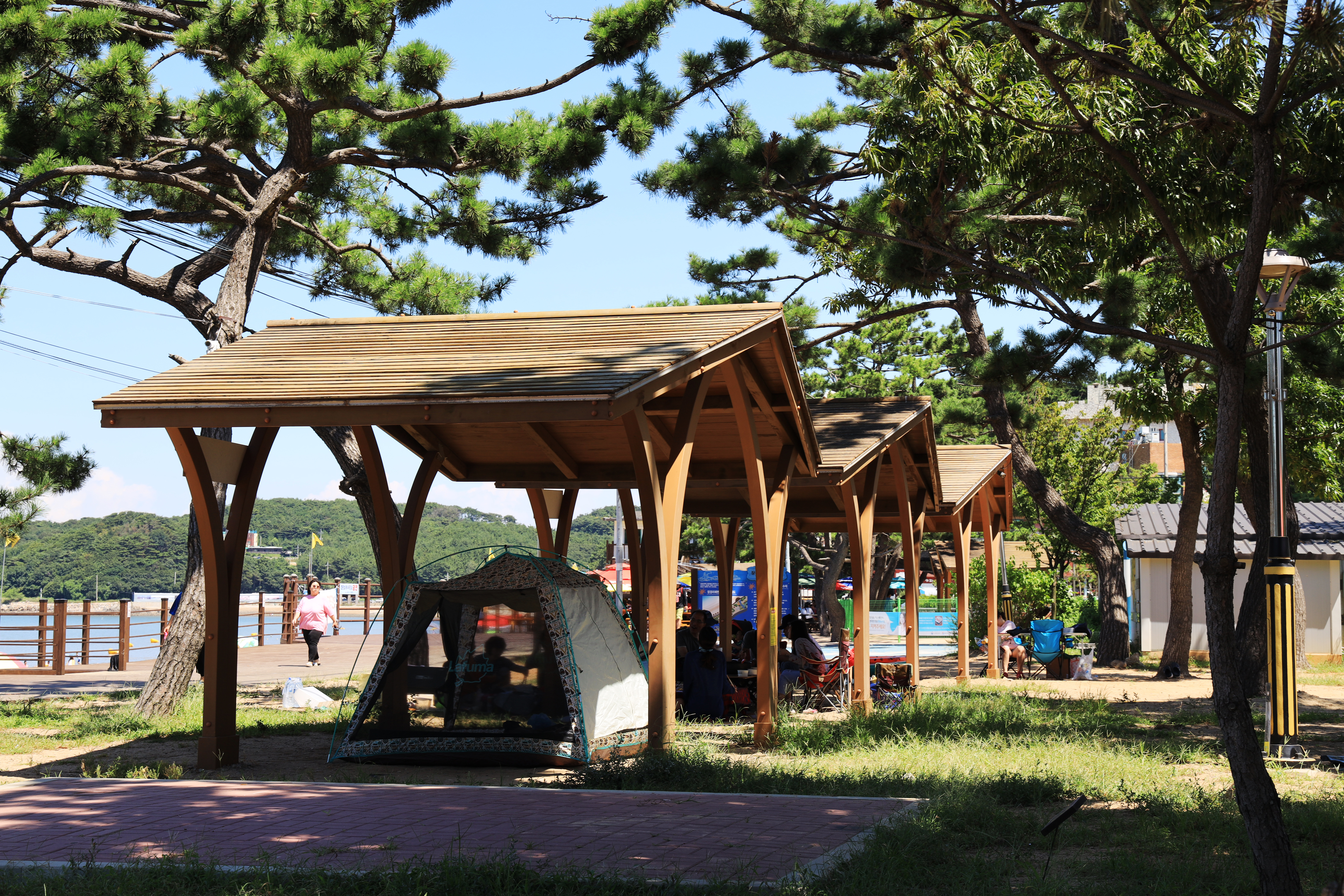 장경리해변 야영장