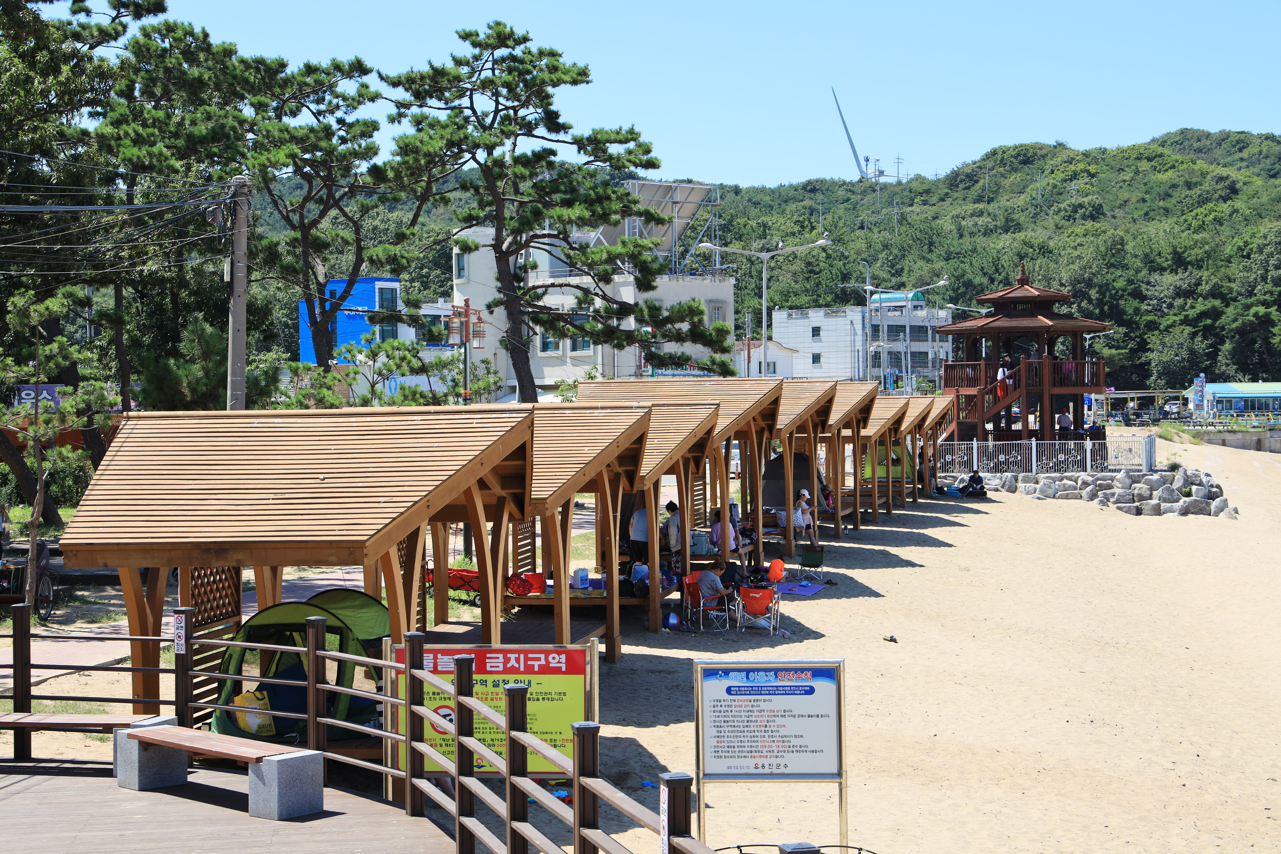 장경리해변 야영장