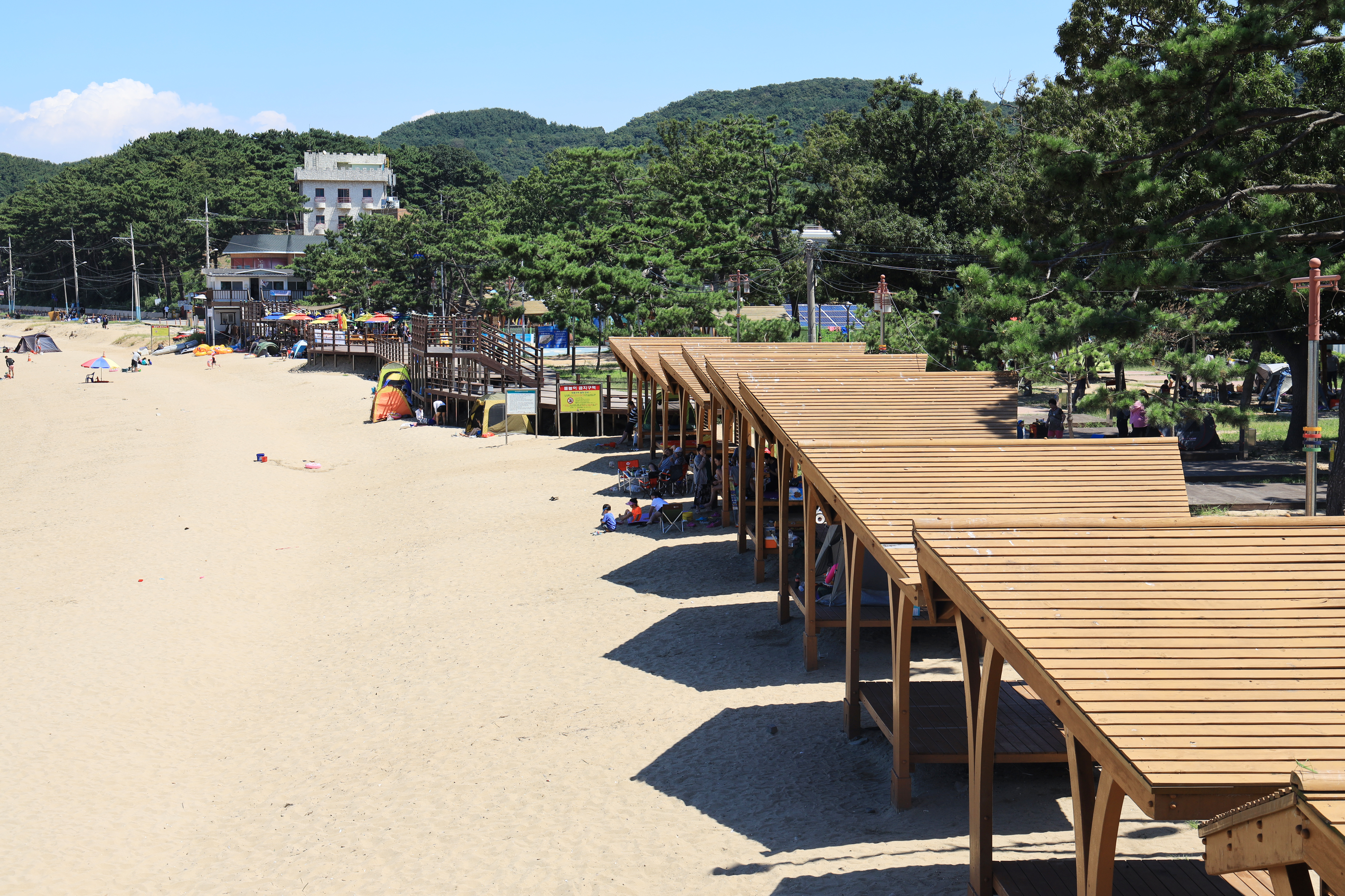 장경리해변 야영장