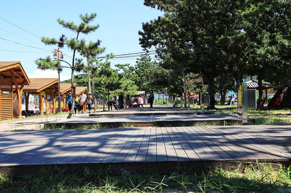 장경리해변 야영장