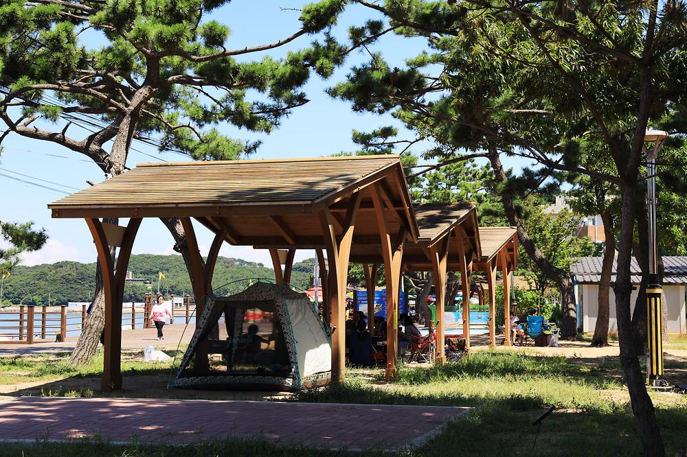 장경리해변 야영장