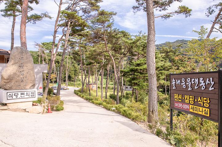 솔내음 물댄동산 야영장 메인 이미지