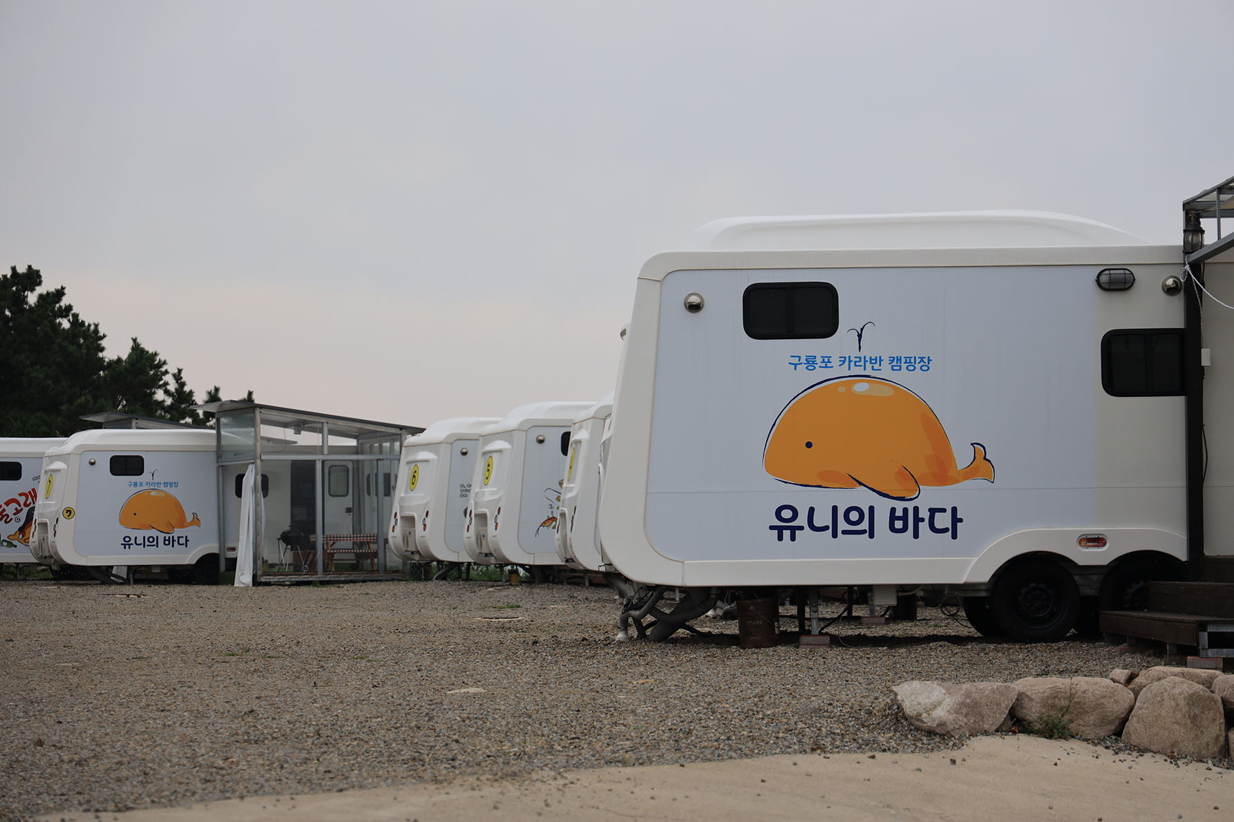 유니의바다 카라반캠핑장