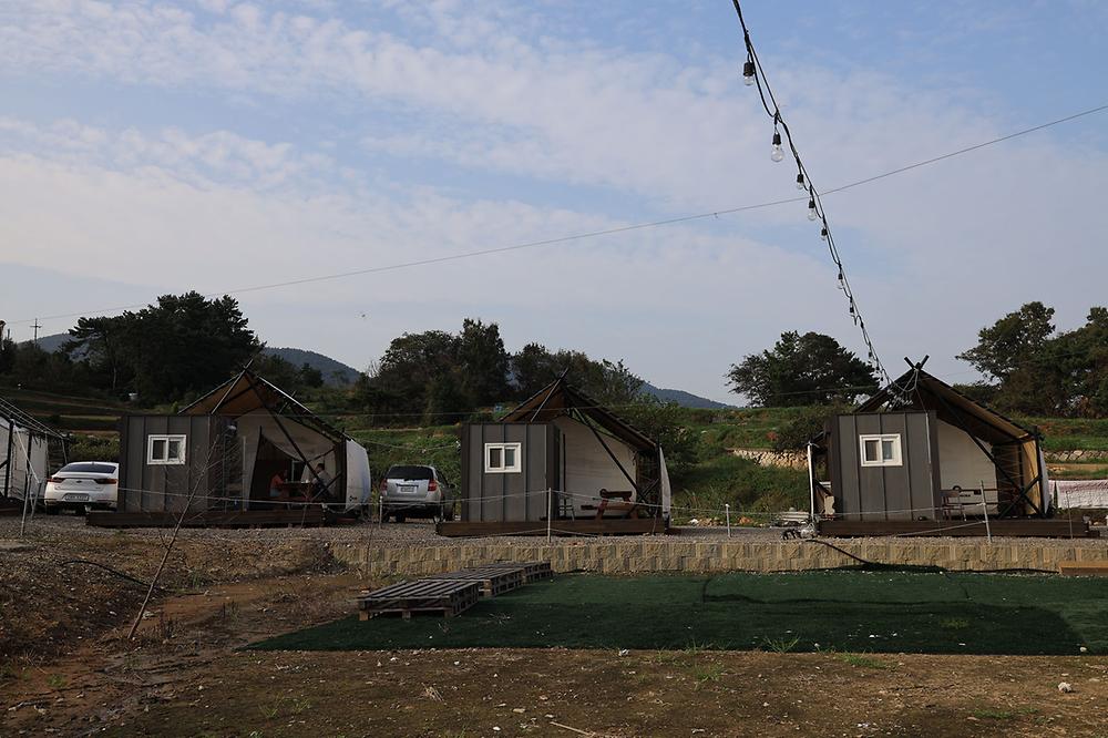남해 더왕 글램핑장