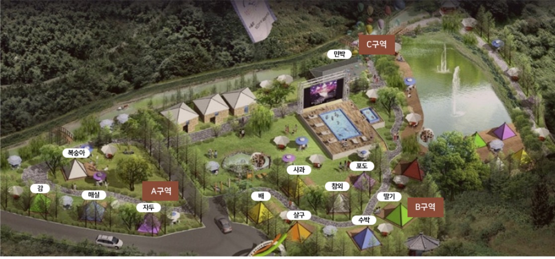 안전 및 시설배치도입니다