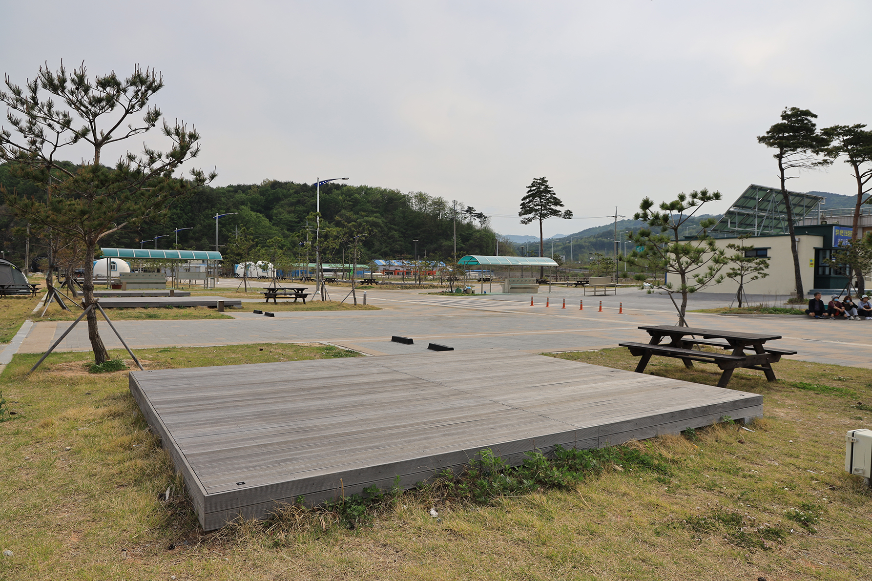 명파 해변 오토캠핑장