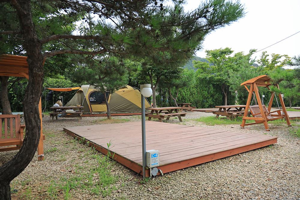 푸른섬 캠핑장