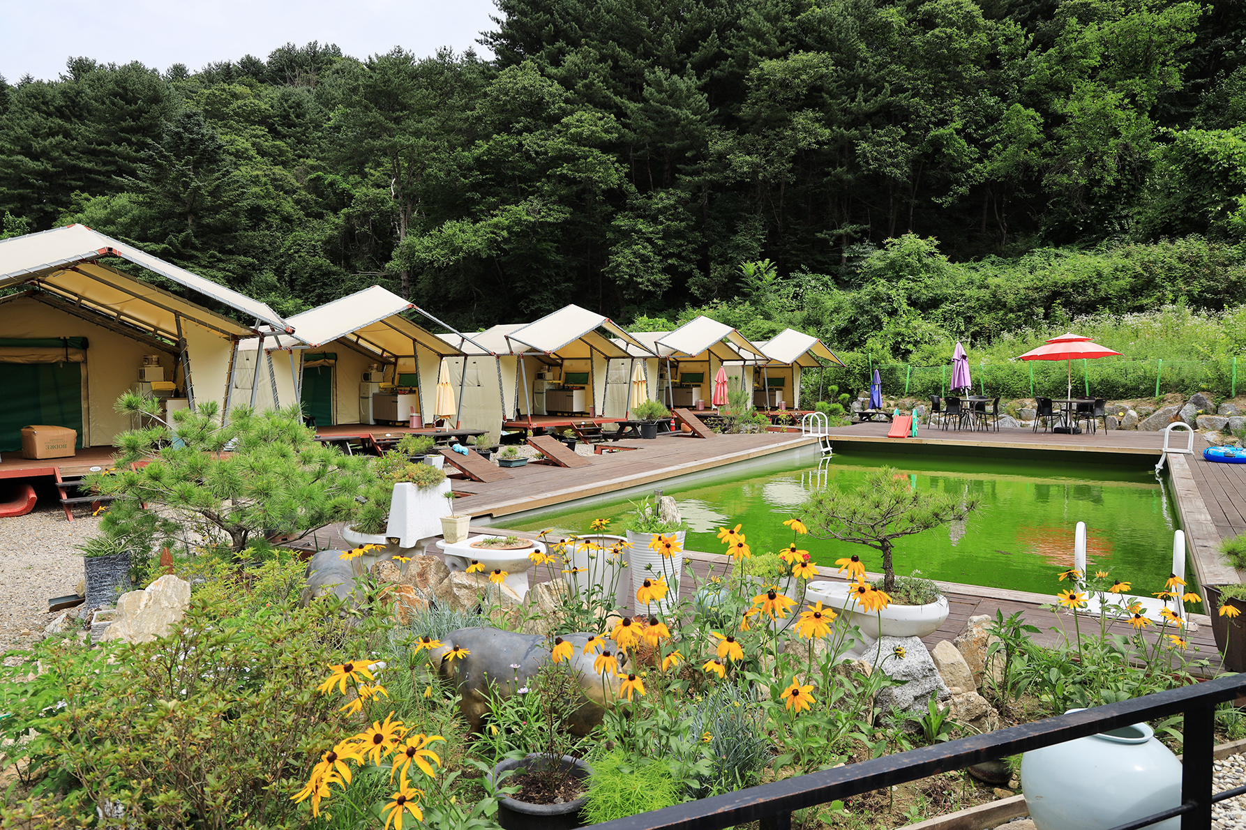 산유리캠핑장