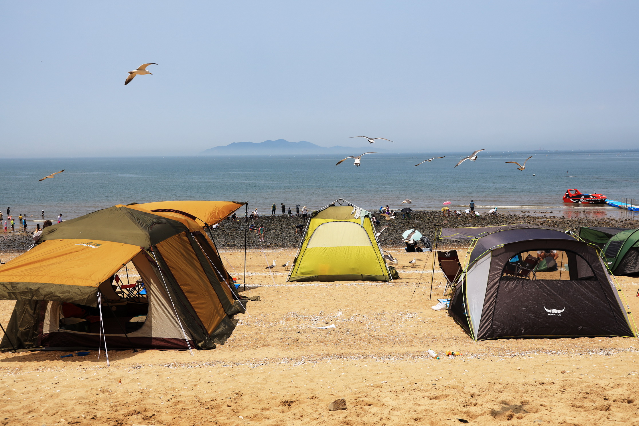 십리포해수욕장 야영장