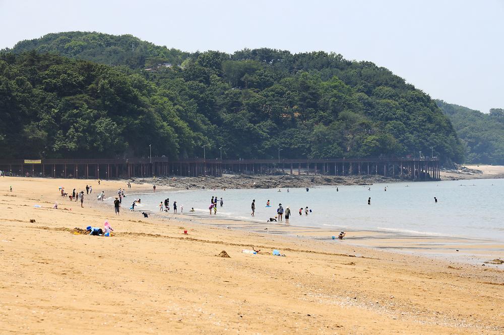 십리포해수욕장 야영장
