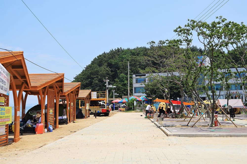 십리포해수욕장 야영장