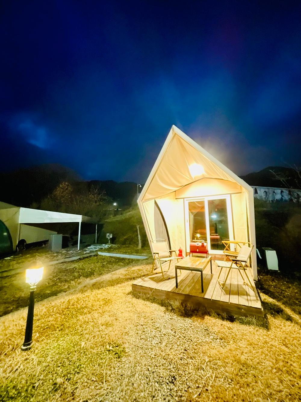 용인 대장금파크 글램핑 카라반