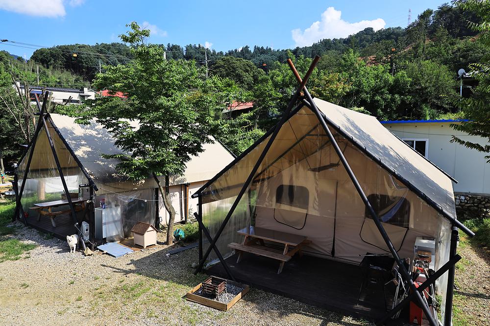 노산팔경 캠핑장