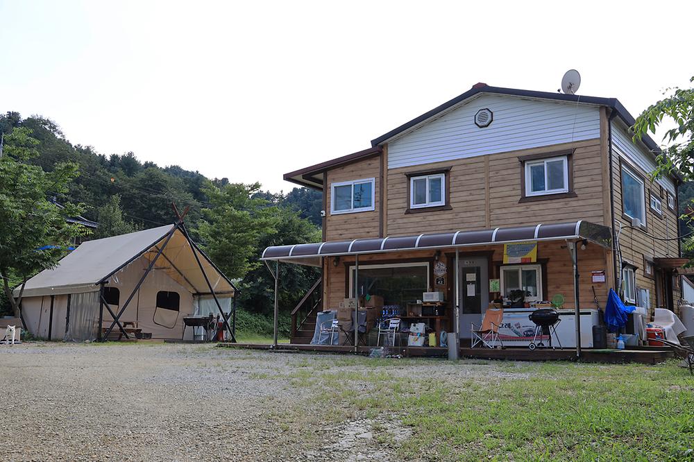 노산팔경 캠핑장