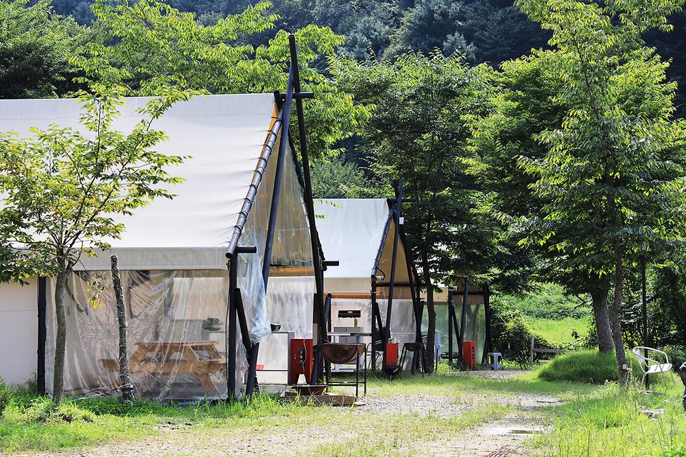 노산팔경 캠핑장