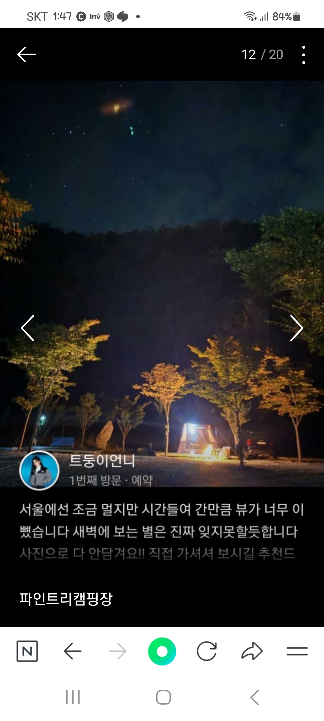 파인트리캠핑장