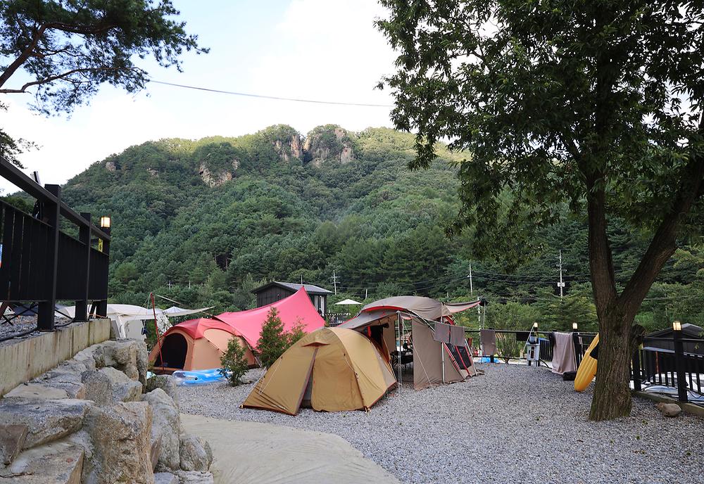 산정호수 돌고래 캠핑장