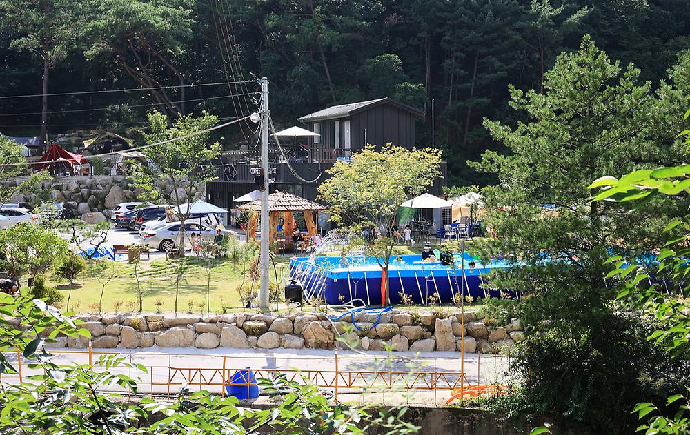 산정호수 돌고래 캠핑장