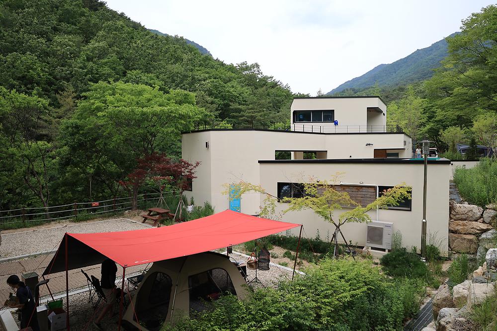 청평사 국민여가 캠핑장