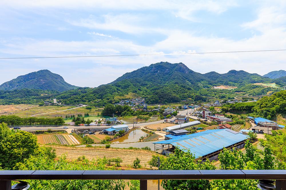 합천호 문워크 카라반 캠핑