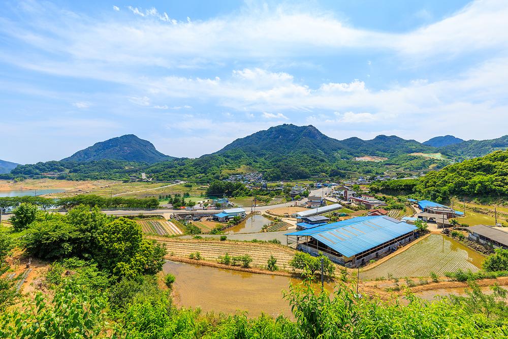 합천호 문워크 카라반 캠핑